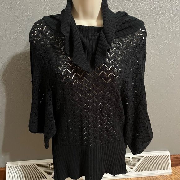 y2k Say What? Cowl Neck Sweater Small - Picture 1 of 3